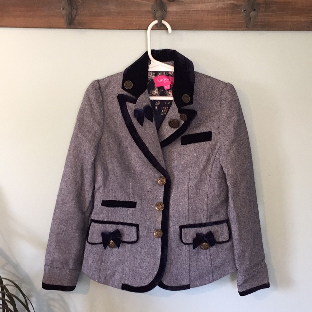 Kruger little girls navy blazer